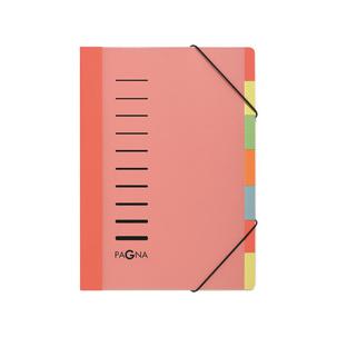 Ordnungsmappe DESKORGANIZER, 7-teilig, rot 44044-02
