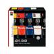 Acrylfarbe "AcrylColor", Starter Set 5 x 100 ml 1201000000087