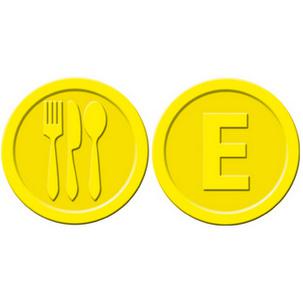 Wertmarken "Essen", gelb WM002