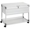 Hängemappen-Wagen SYSTEM File Trolley 100 Multi Top, silber