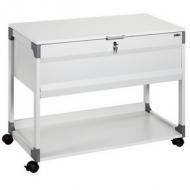 Hängemappen-Wagen SYSTEM File Trolley 100 Multi Top, silber