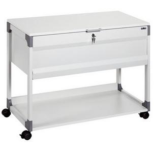 Hängemappen-Wagen SYSTEM File Trolley 100 Multi Top, silber 3787-10