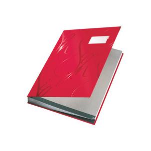 Unterschriftenmappe Design, rot 5745-00-25