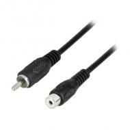 Symbolbild: Audiokabel, Cinchstecker - Cinchkupplung, mono