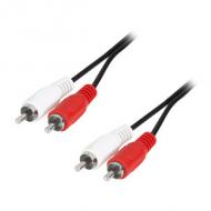 Symbolbild: Audiokabel, 2 x Cinchstecker - 2 x Cinchstecker, stereo
