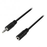 Symbolbild: Audiokabel, 3,5 mm Klinkenstecker - 3,5 mm Klinkenkupplung