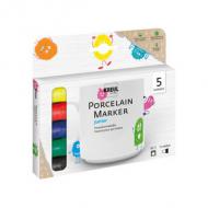 Porcelain Marker medium, 5er-Set
