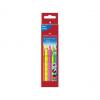 Dreikant-Buntstifte Jumbo GRIP Neon, 5er Etui