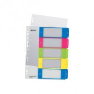 Zahlen Kunststoff-Register WOW, 1 - 5