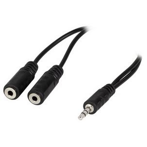 Symbolbild: Audiokabel, 3,5 mm Klinkenstecker - 2 x 3,5 mm Klinkenkupplung CA1046