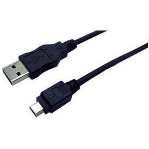 USB 2.0 Anschlusskabel, USB A-Stecker - USB Mini 5Pol Stecker CU0014