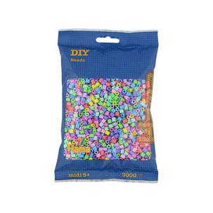 Bügelperlen midi "Pastellmix", im Beutel, 3.000 Stück 201-50