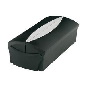 Visitenkartenbox VIP-SET, schwarz / lichtgrau 2000-13