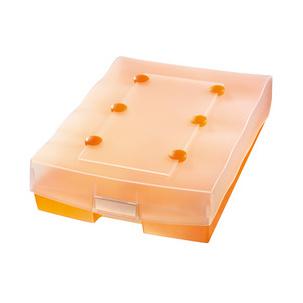 Lernkartei CROCO DUO, orange-transluzent 9038-63