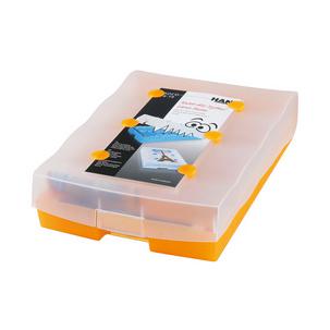 Lernkartei CROCO 2-6-19, orange-transluzent  9988-693