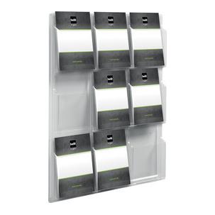 Symbolbild: Wanddisplay "the clearly", 9 x DIN A4 H6259402