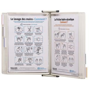 STERIFOLD Wandelement, lichtgrau/weiß 114567