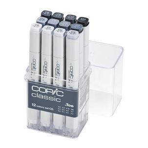 Marker classic, 12er Set kalte Grautöne "CG" 20075151