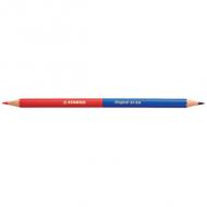 Silbentrennstift Original, rot/blau