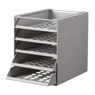 Schubladenbox IDEALBOX BASIC 5, grau 1712003050