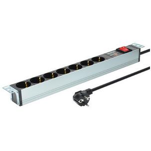 19" Steckdosenleiste mit Überspannungsschutz DN-95407