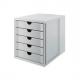 Schubladenbox SYSTEMBOX KARMA, grau / blau 14508-18