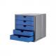 Schubladenbox SYSTEMBOX KARMA, grau / blau 14508-18