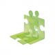 Buchstütze / CD-Ständer PUZZLE, 2er Set, blau-transluzent 9212-64