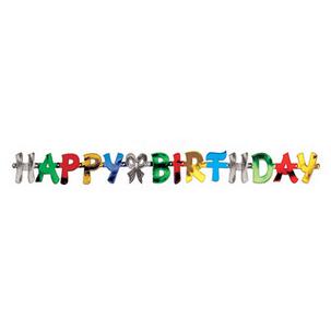 Girlanden-Kette "Happy Birthday" 18698