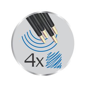 Lieferung inkl. 4 Kugelschreiber-Minen in blau 527507