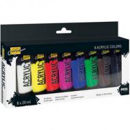 Acrylfarbe SOLO Goya "Acrylic", 8er-Set