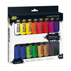 Acrylfarbe SOLO Goya "Acrylic", 16er-Set 84172