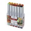Marker classic, 12er Set Herbstfarben