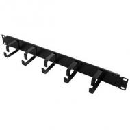 19" Rangierpanel, 1 HE, schwarz