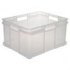 Aufbewahrungsbox Euro-Box XXL "bruno", natur-transparent