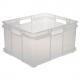 Aufbewahrungsbox Euro-Box XXL "bruno", grau-transparent 15399001000NN