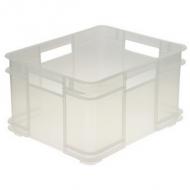 Aufbewahrungsbox Euro-Box XL "bruno", natur-transparent