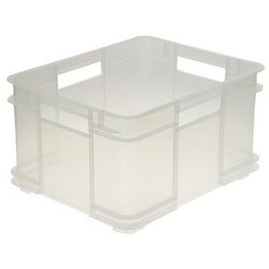 Aufbewahrungsbox Euro-Box XL "bruno", natur-transparent 15453001000NN