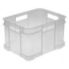 Aufbewahrungsbox Euro-Box M "bruno", natur-transparent