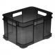 Aufbewahrungsbox Euro-Box M "bruno", grau-transparent 15461001000NN