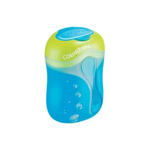 Doppel-Spitzdose COLORPEPS, blau / grün 043111