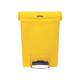 Tret-Abfalleimer Slim Jim, 30 Liter, gelb 1883573