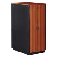 19" SOUNDproof Schrank, kirsche / schwarz
