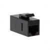 Keystone Verbinder Kat.6, Klasse E, ungeschirmt, schwarz
