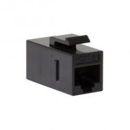 Keystone Verbinder Kat.6, Klasse E, ungeschirmt, schwarz