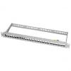 19" Keystone Patch Panel, geschirmt, lichtgrau