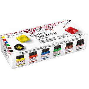 Porzellanfarbe "Glass & Porcelain", Classic-Set 16600