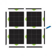 Symbolbild: zeigt mögliche Kombination der Matten und Leisten