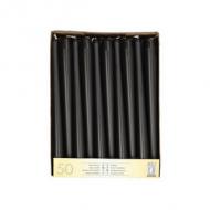 Leuchterkerzen, 22 mm, schwarz