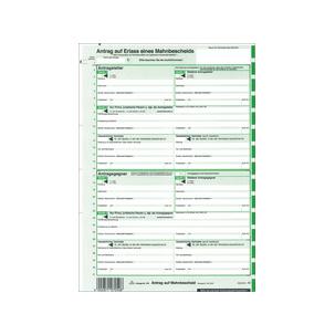 Vordruck "Antrag auf Erlass eines Mahnbescheids" 705